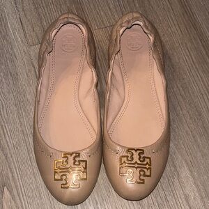 Tory Burch‎ Tan Leather Ballet Flats